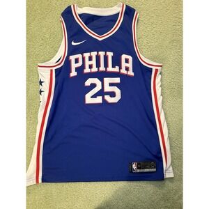 Philadelphia 76ers Ben Simmons Nike Dri-fit  " Brotherly Love" PHILA jersey  XL
